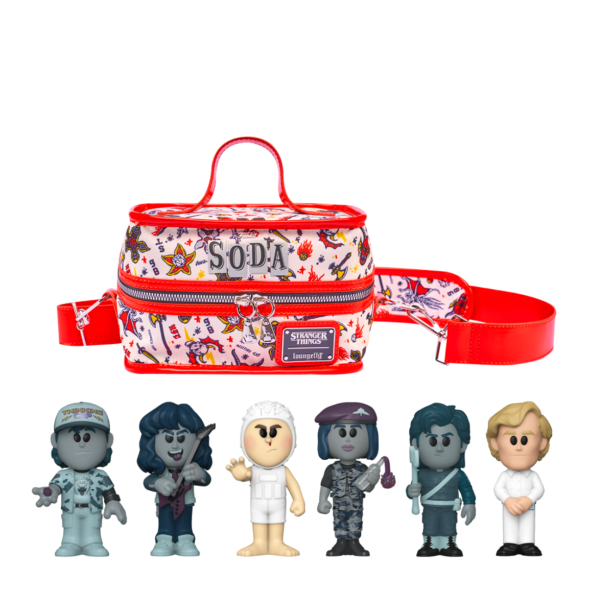 Vinyl SODA Stranger Things 6-Pack with Cooler - Figurine Vinyl SODA & Bag Stranger Things - vue 4
