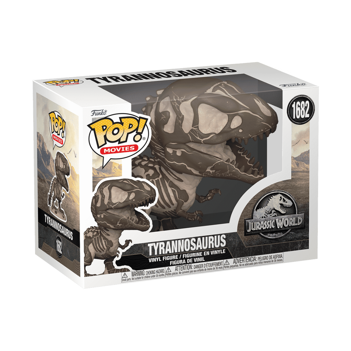 Pop! Tyrannosaurus Rex (Fossil) - Figurine Pop! Jurassic World - vue 2