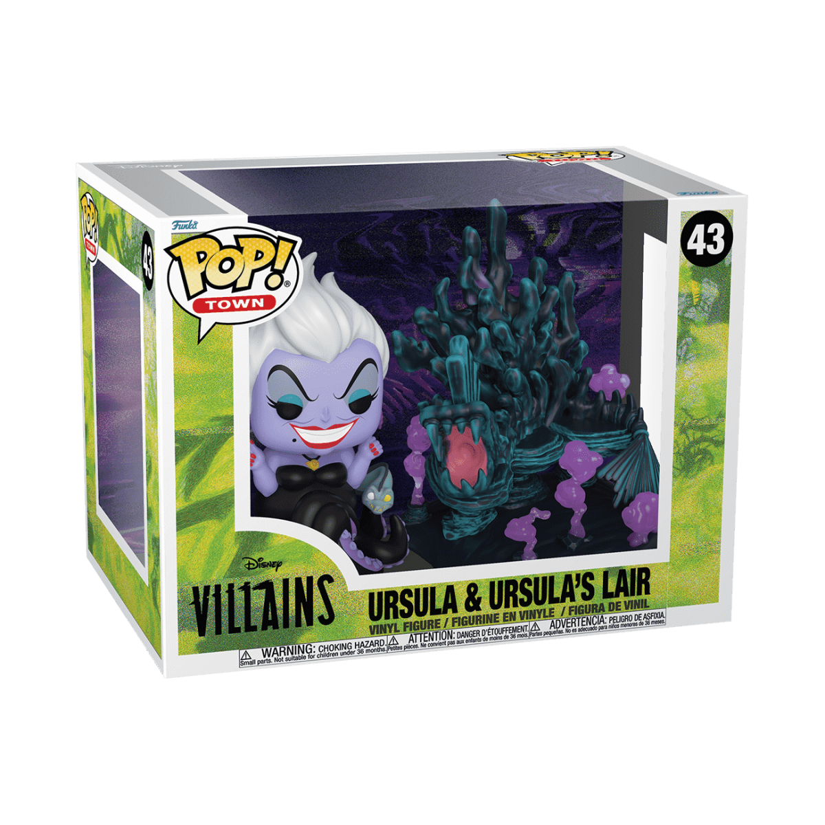 Pop! Town Ursula & Ursula's Lair - Figurine Pop! Disney - vue 2