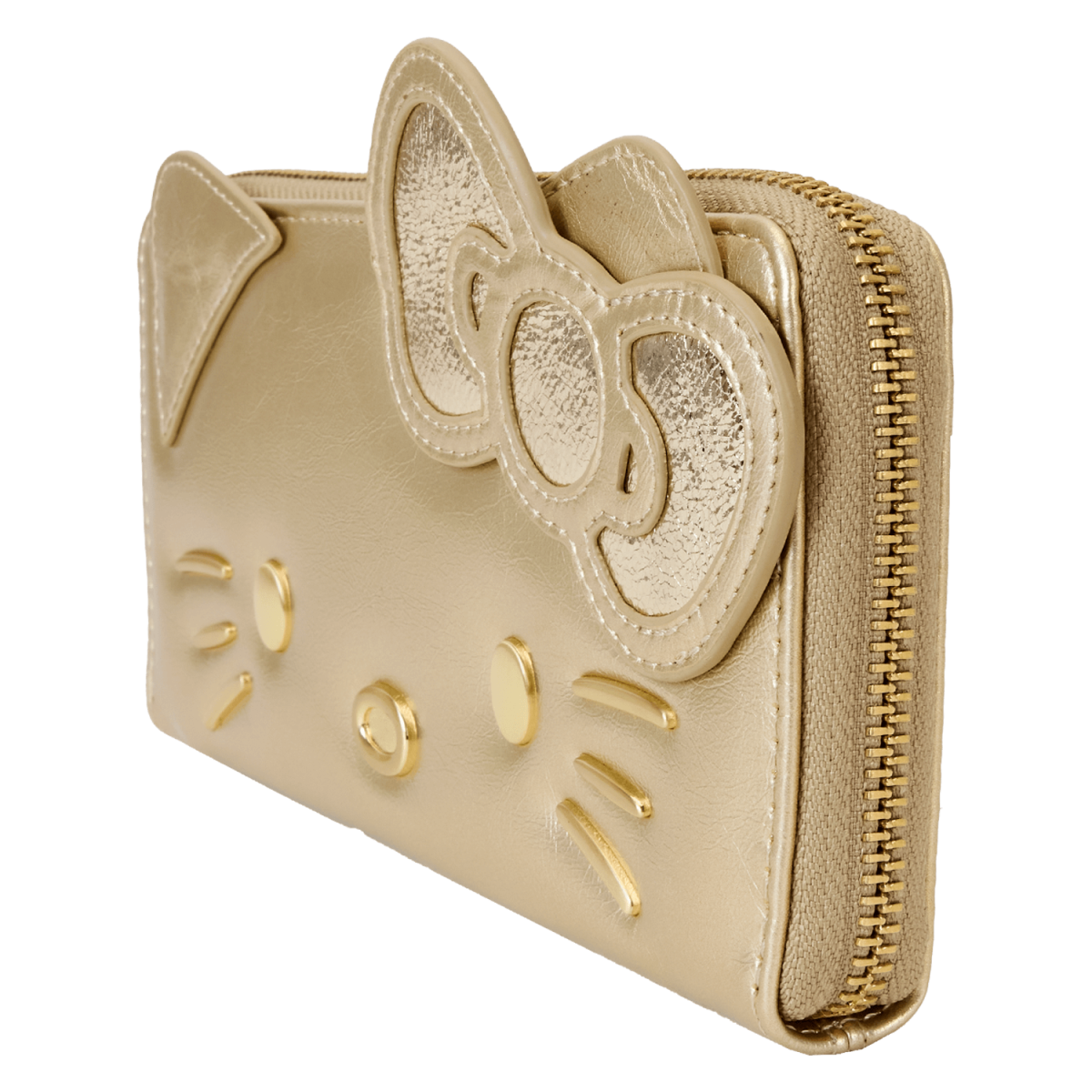 Sanrio Exclusive Hello Kitty 50th Anniversary Gold Wristlet Wallet - Figurine Wallets Sanrio - vue 4