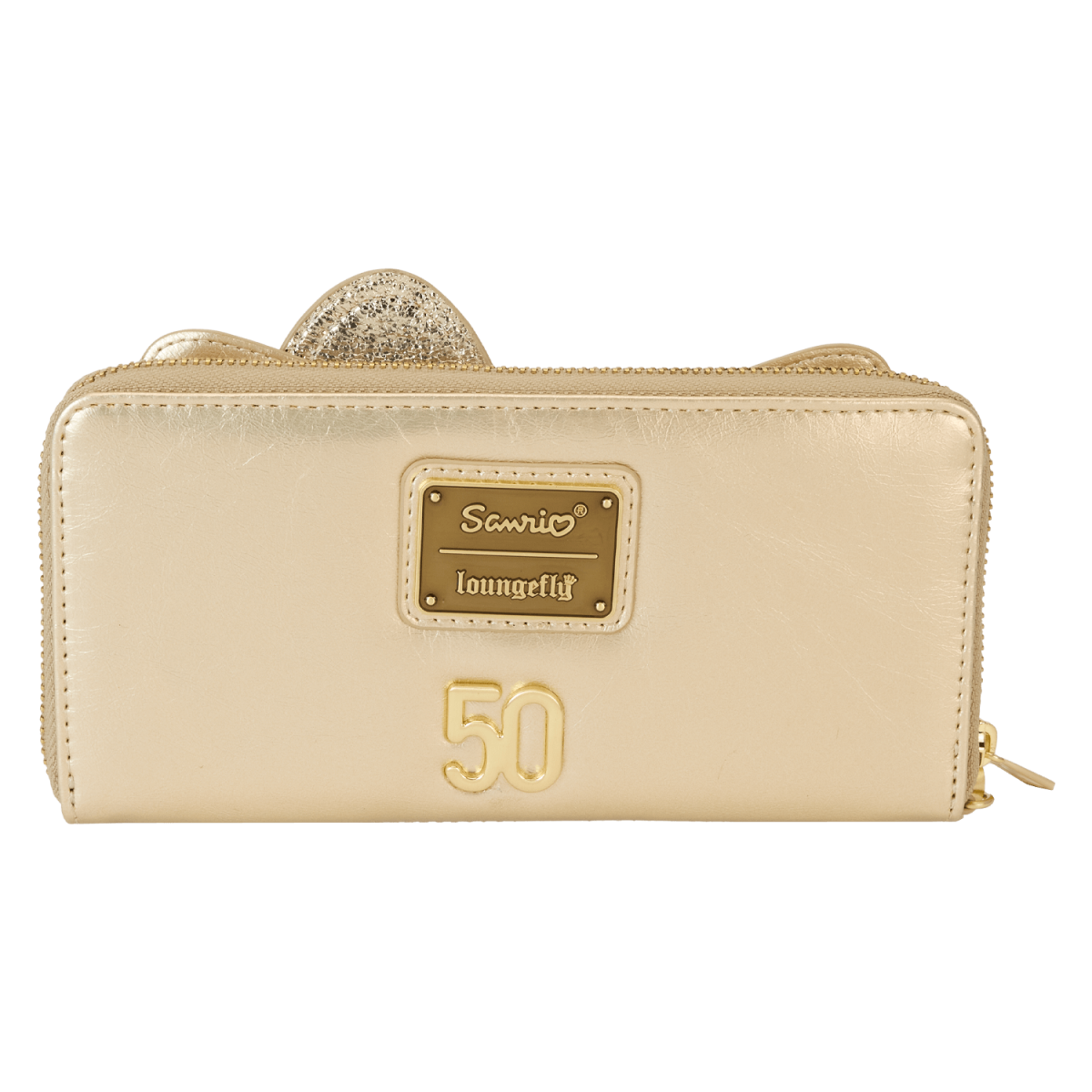 Sanrio Exclusive Hello Kitty 50th Anniversary Gold Wristlet Wallet - Figurine Wallets Sanrio - vue 5