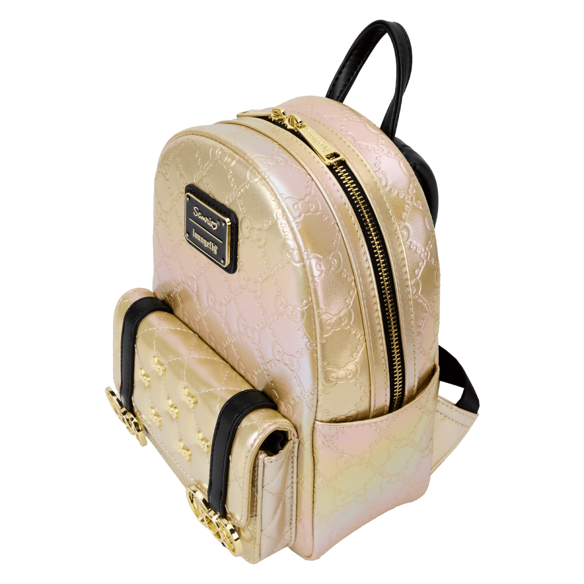 Sanrio Hello Kitty 50th Anniversary Metallic Gold Mini Backpack - Figurine Bags Sanrio - vue 5