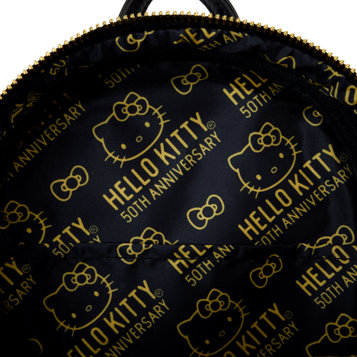 Sanrio Hello Kitty 50th Anniversary Metallic Gold Mini Backpack - Figurine Bags Sanrio - vue 7