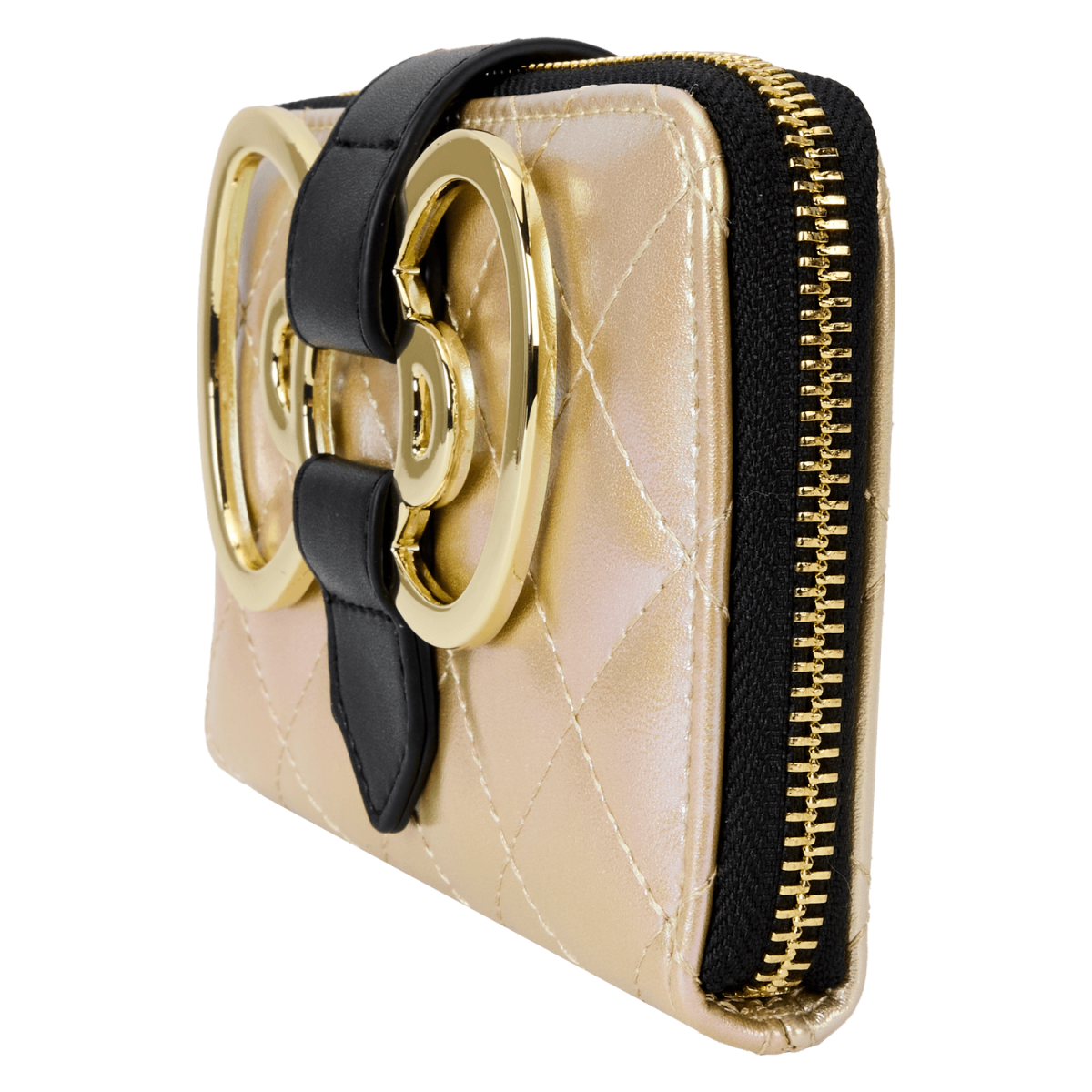 Sanrio Hello Kitty 50th Anniversary Gold Zip Around Wallet - Figurine Wallets Sanrio - vue 4