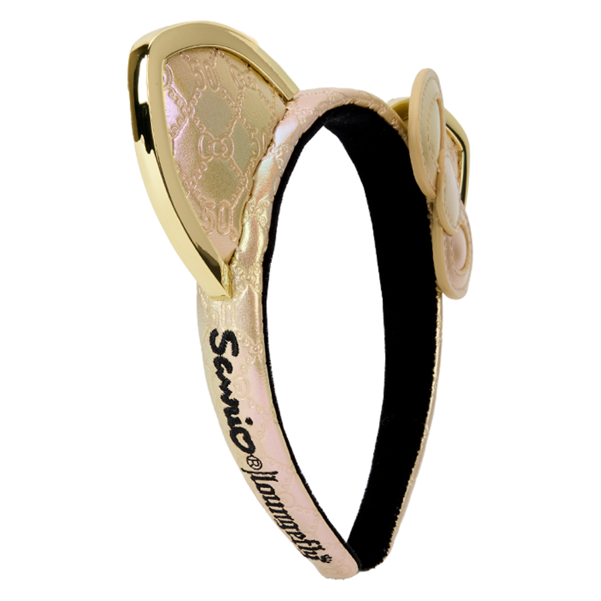 Sanrio Hello Kitty 50th Anniversary Metallic Gold Ear Headband - Figurine Ear Headbands Sanrio - vue 3