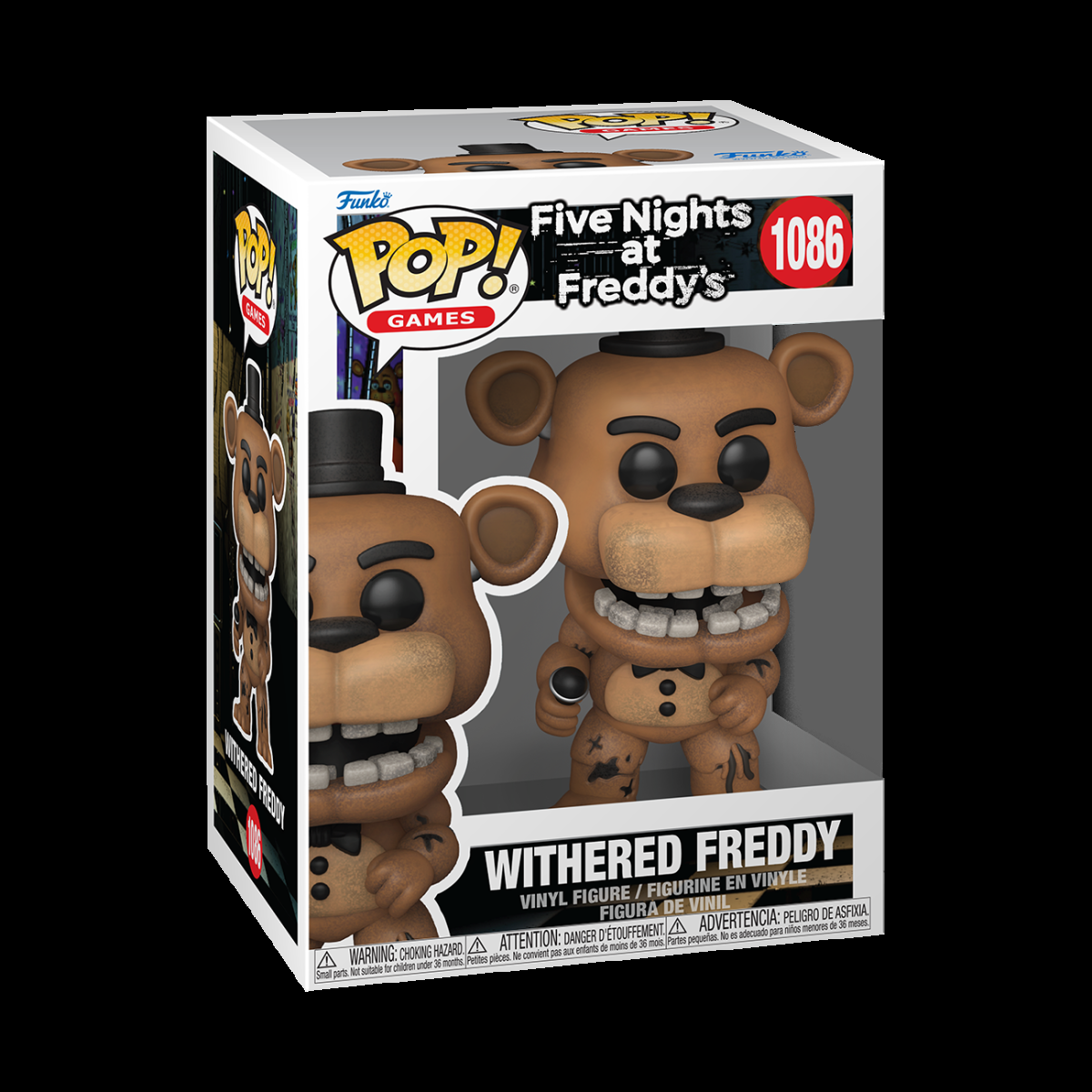Pop! Withered Freddy - Figurine Pop! Five Nights at Freddy's - vue 2