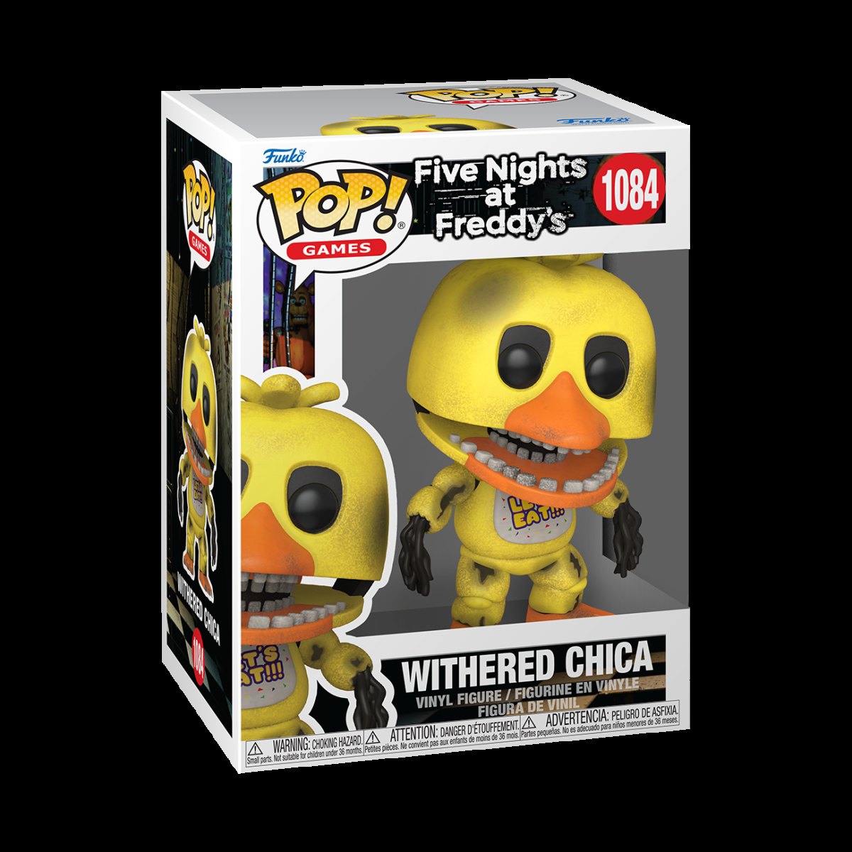 Pop! Withered Chica - Figurine Pop! Five Nights at Freddy's - vue 2