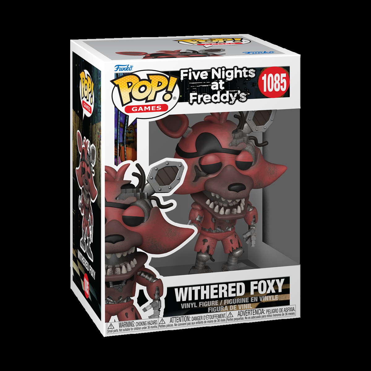 Pop! Withered Foxy - Figurine Pop! Five Nights at Freddy's - vue 2