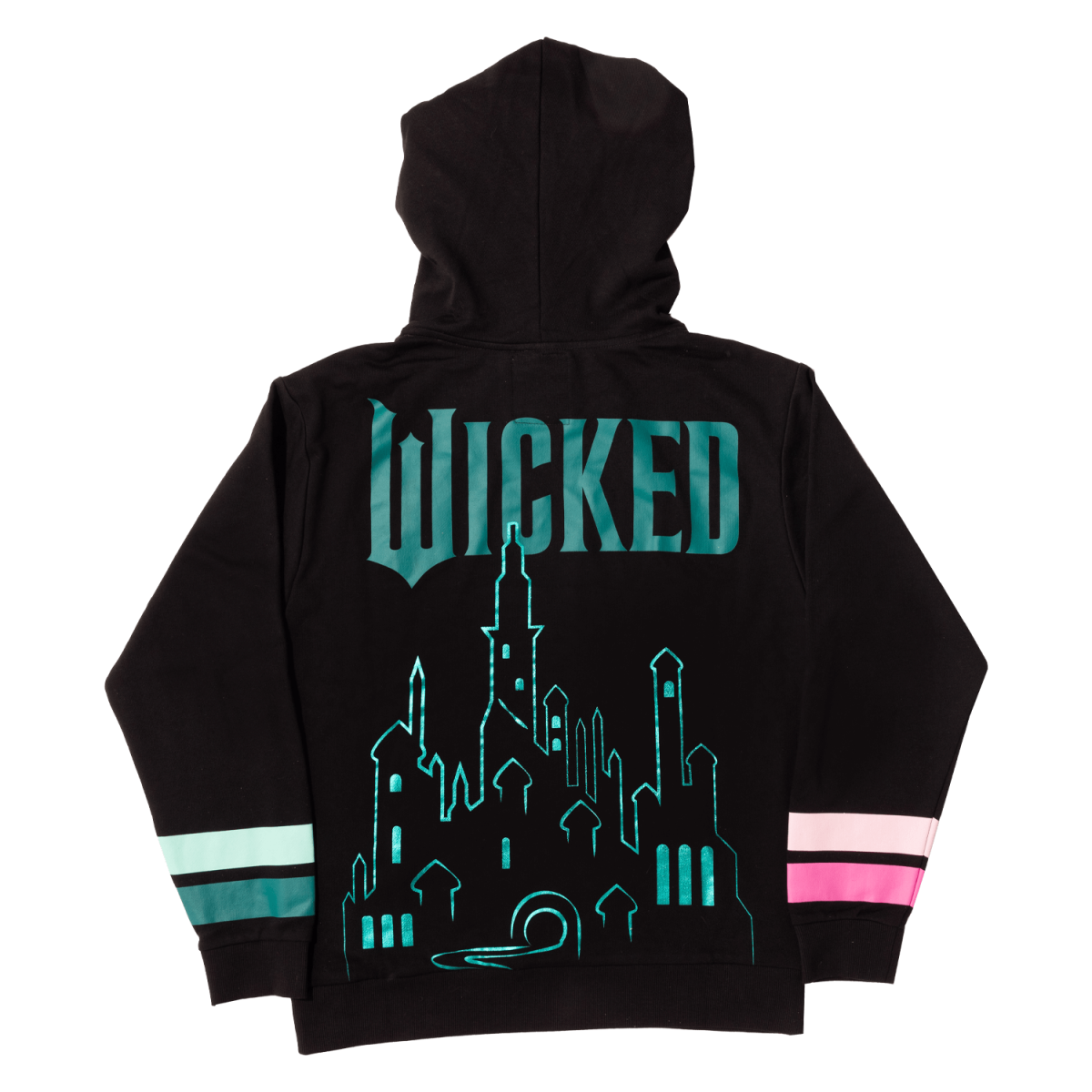 Wicked Elphaba & Glinda Split Unisex Hoodie - Figurine Apparel Wicked - vue 4