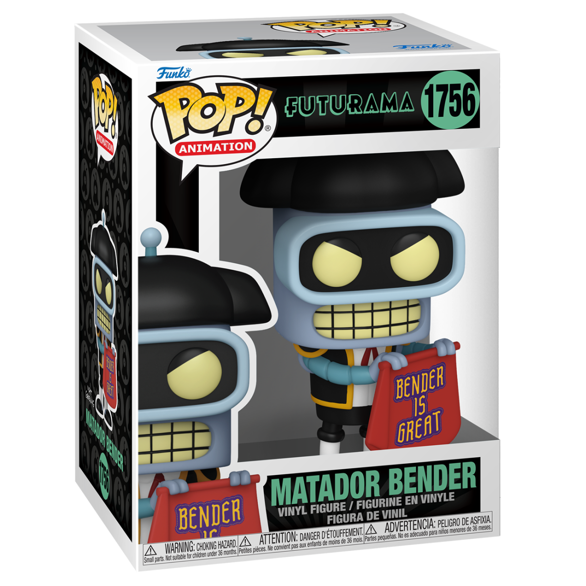 Pop! Matador Bender - Figurine Pop! Futurama - vue 2