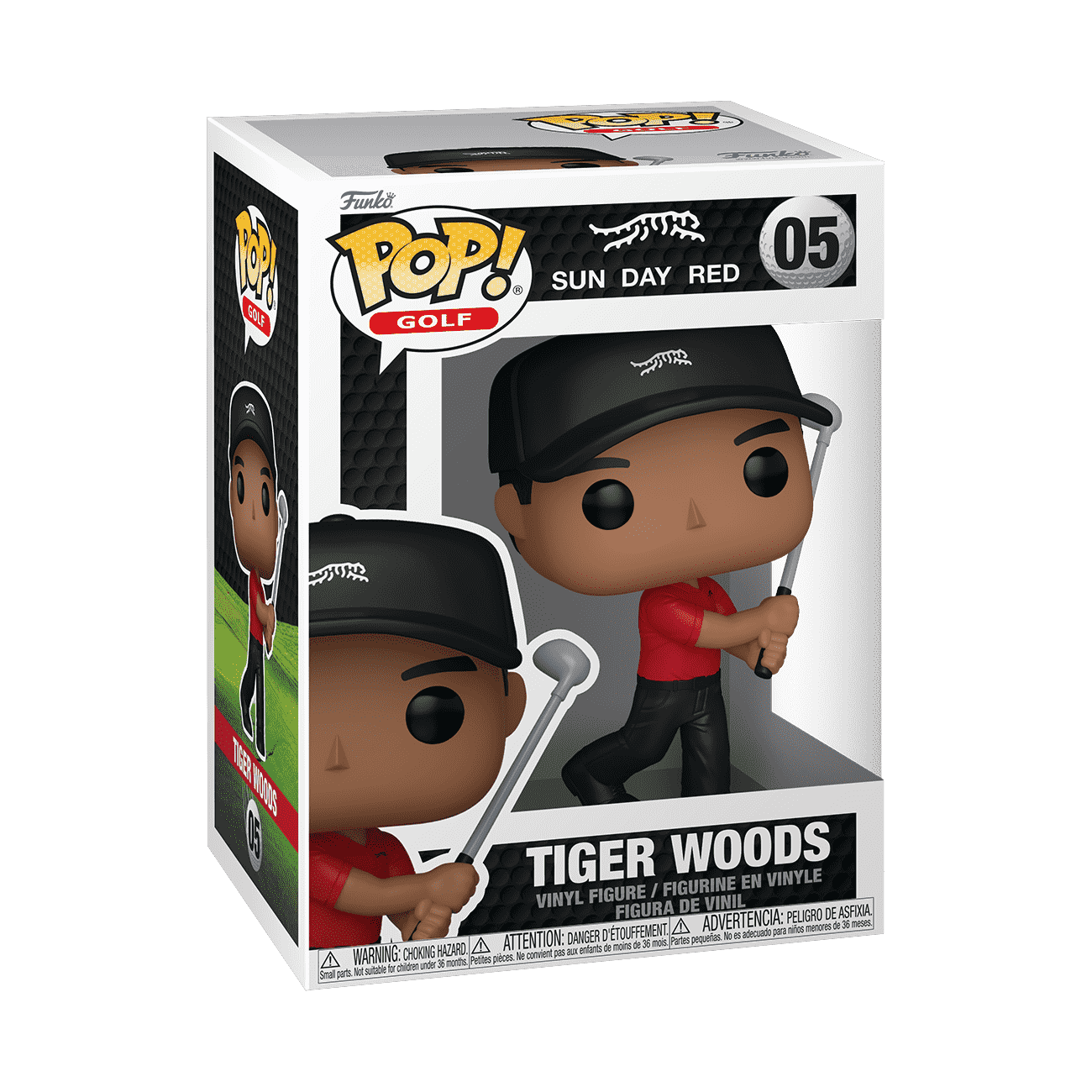 Pop! Tiger Woods (Swinging) - Figurine Pop! Tiger Woods - vue 2