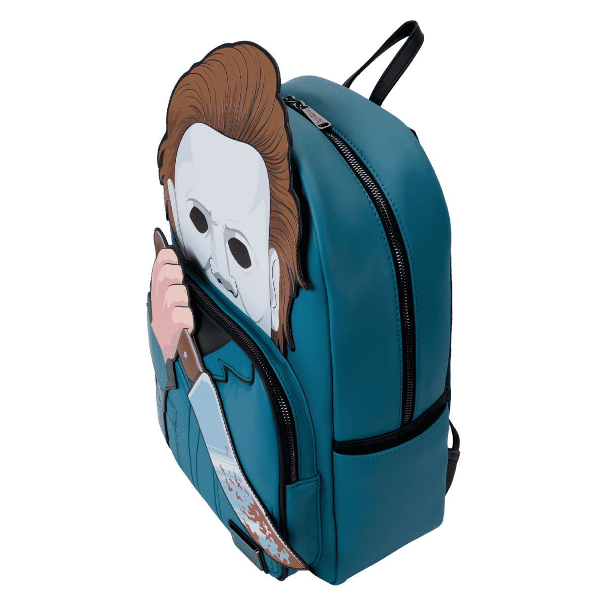 Halloween Michael Myers Cosplay Glow Full-Size Backpack - Figurine Bags Halloween - vue 5