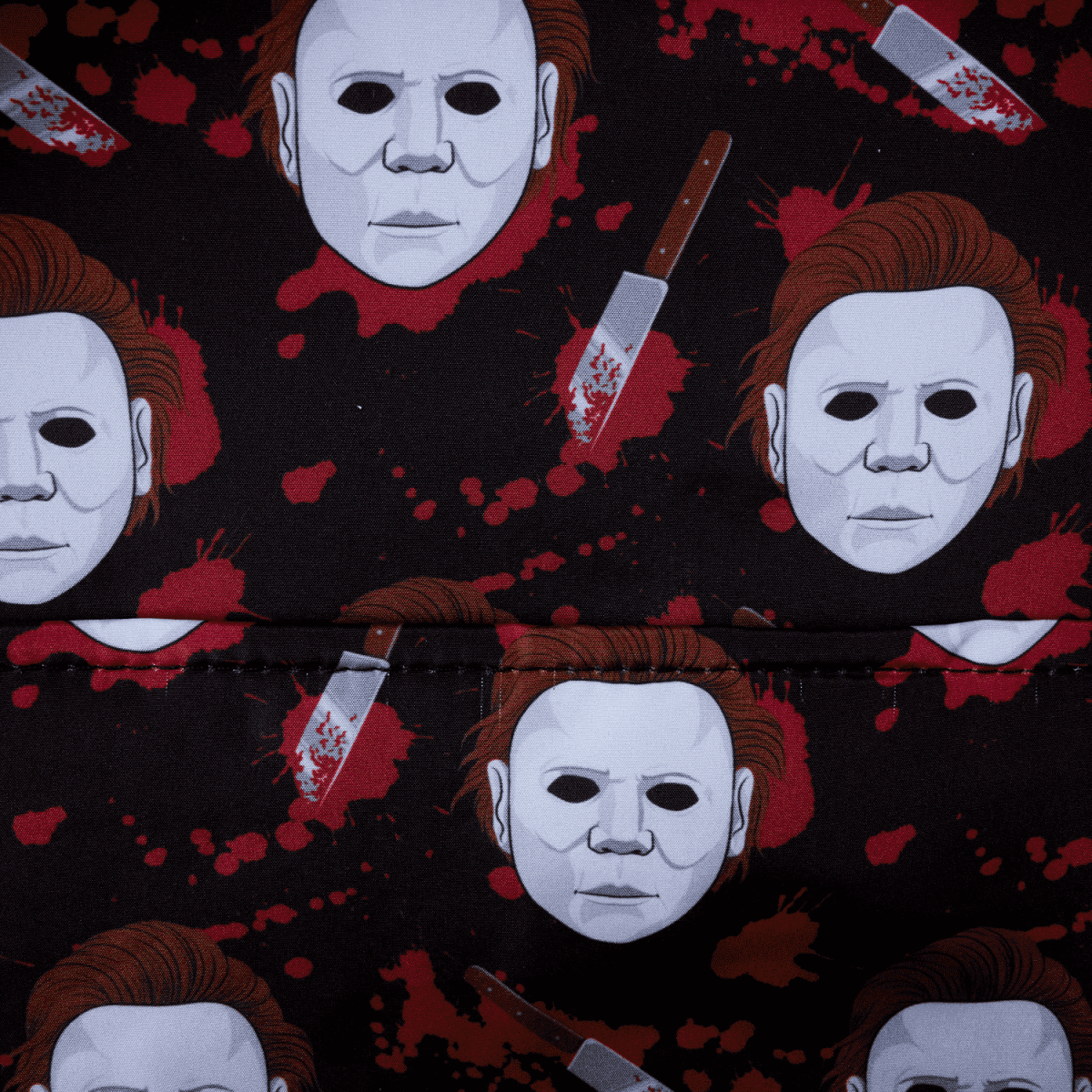 Halloween Michael Myers Cosplay Glow Full-Size Backpack - Figurine Bags Halloween - vue 8