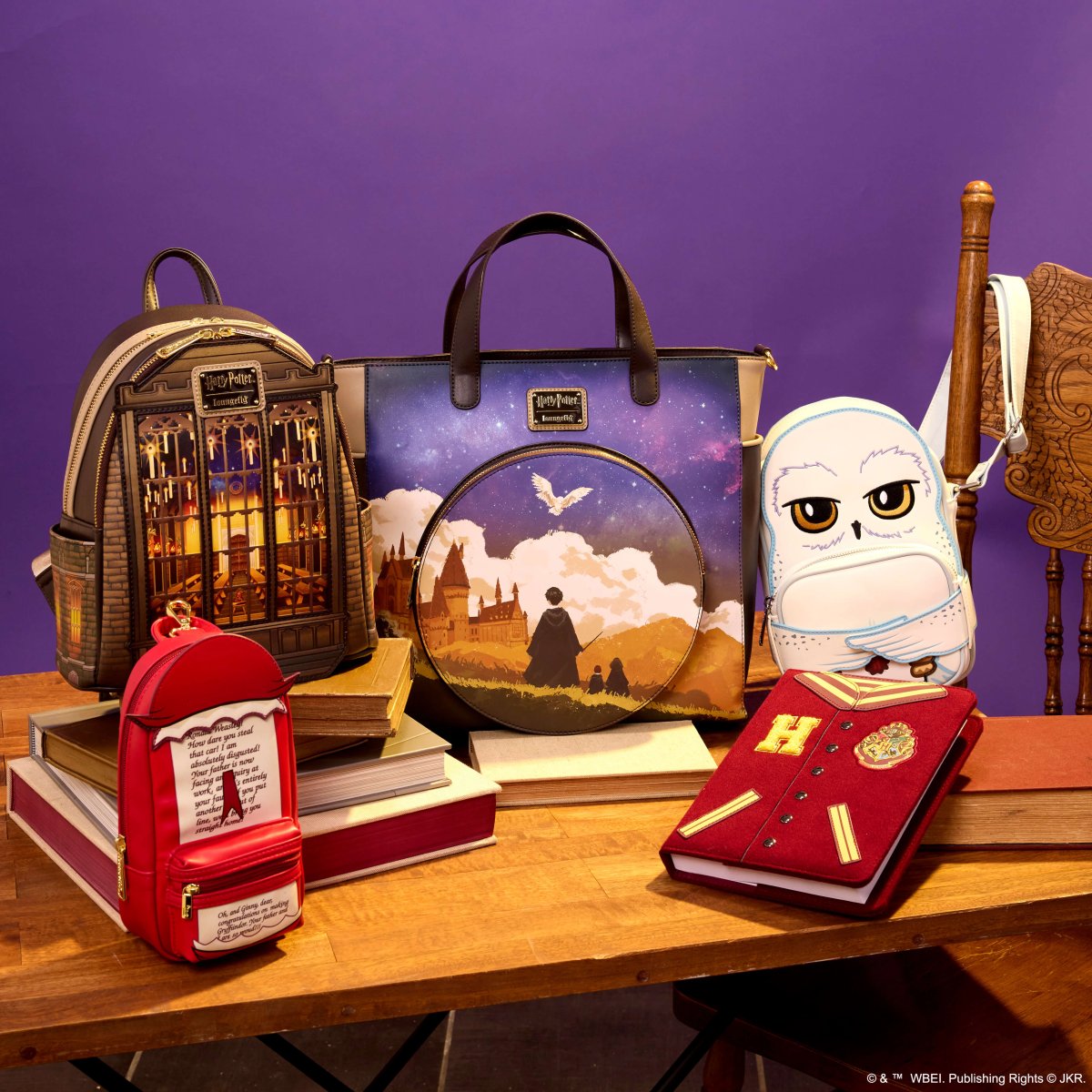 Harry Potter Hogwarts Great Hall Light Up Mini Backpack - Figurine Bags Harry Potter - vue 3