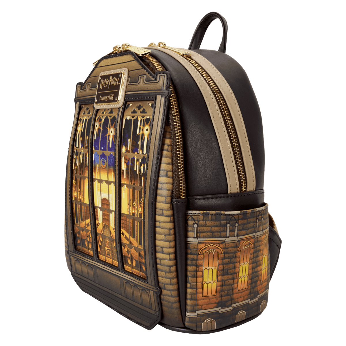 Harry Potter Hogwarts Great Hall Light Up Mini Backpack - Figurine Bags Harry Potter - vue 5