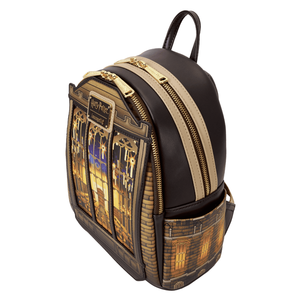 Harry Potter Hogwarts Great Hall Light Up Mini Backpack - Figurine Bags Harry Potter - vue 6