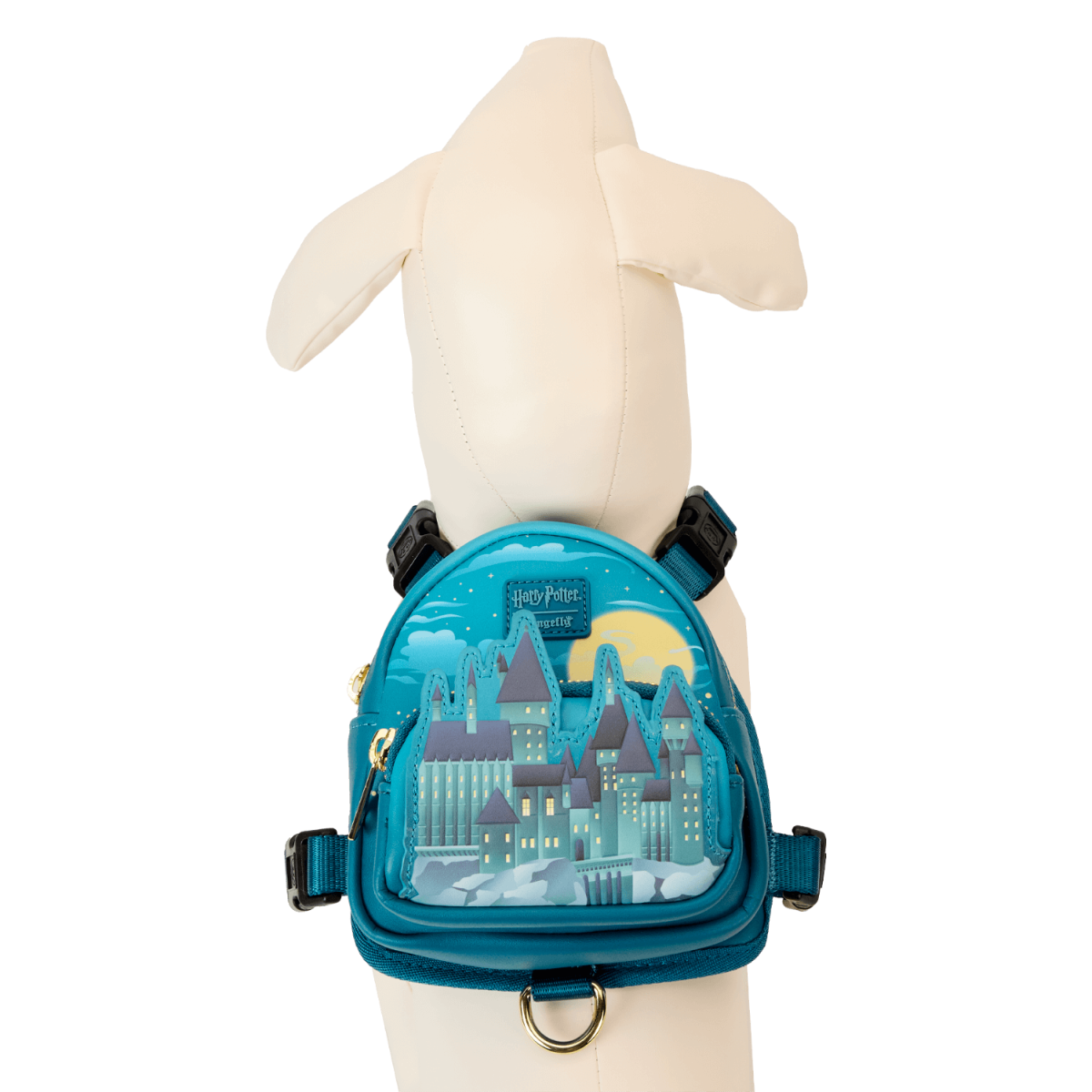 Harry Potter Hogwarts Castle Glow Mini Backpack Dog Harness - Figurine Pet Accessories Harry Potter - vue 8