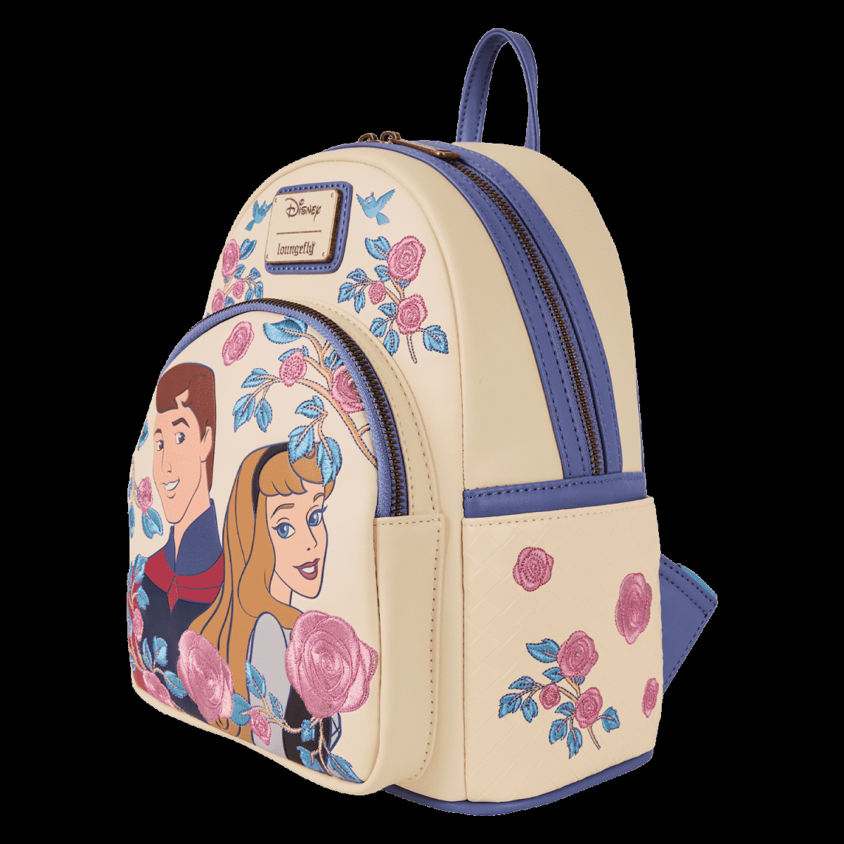 Sleeping Beauty Princess Aurora & Prince Phillip Floral Mini Backpack - Figurine Bags Disney - vue 4