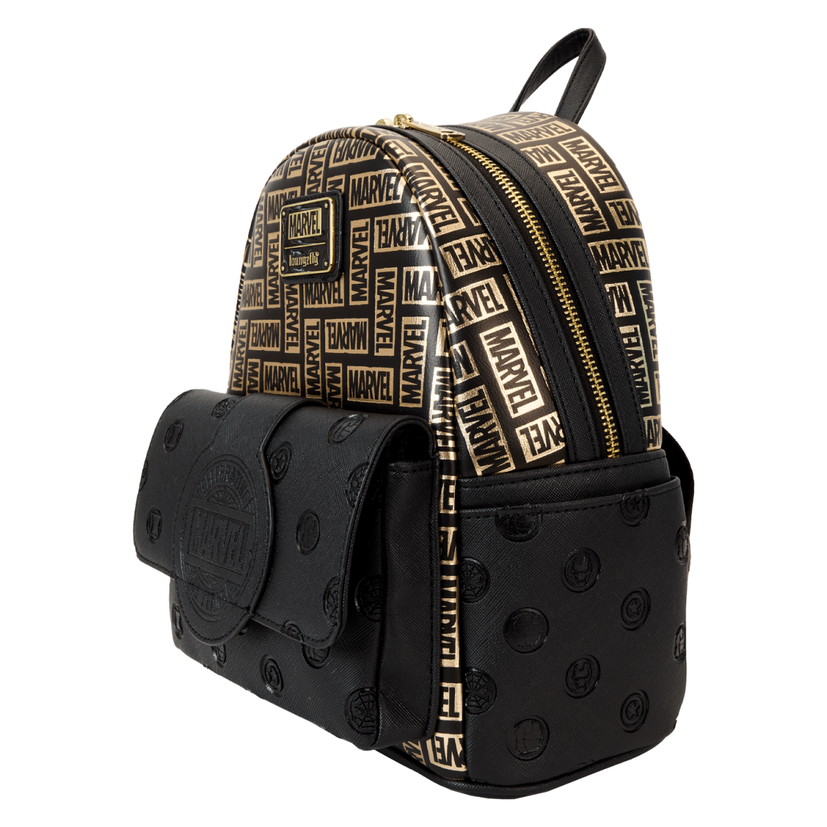 Marvel 85th Anniversary All-Over Print Logo Mini Backpack - Figurine Bags Marvel - vue 3