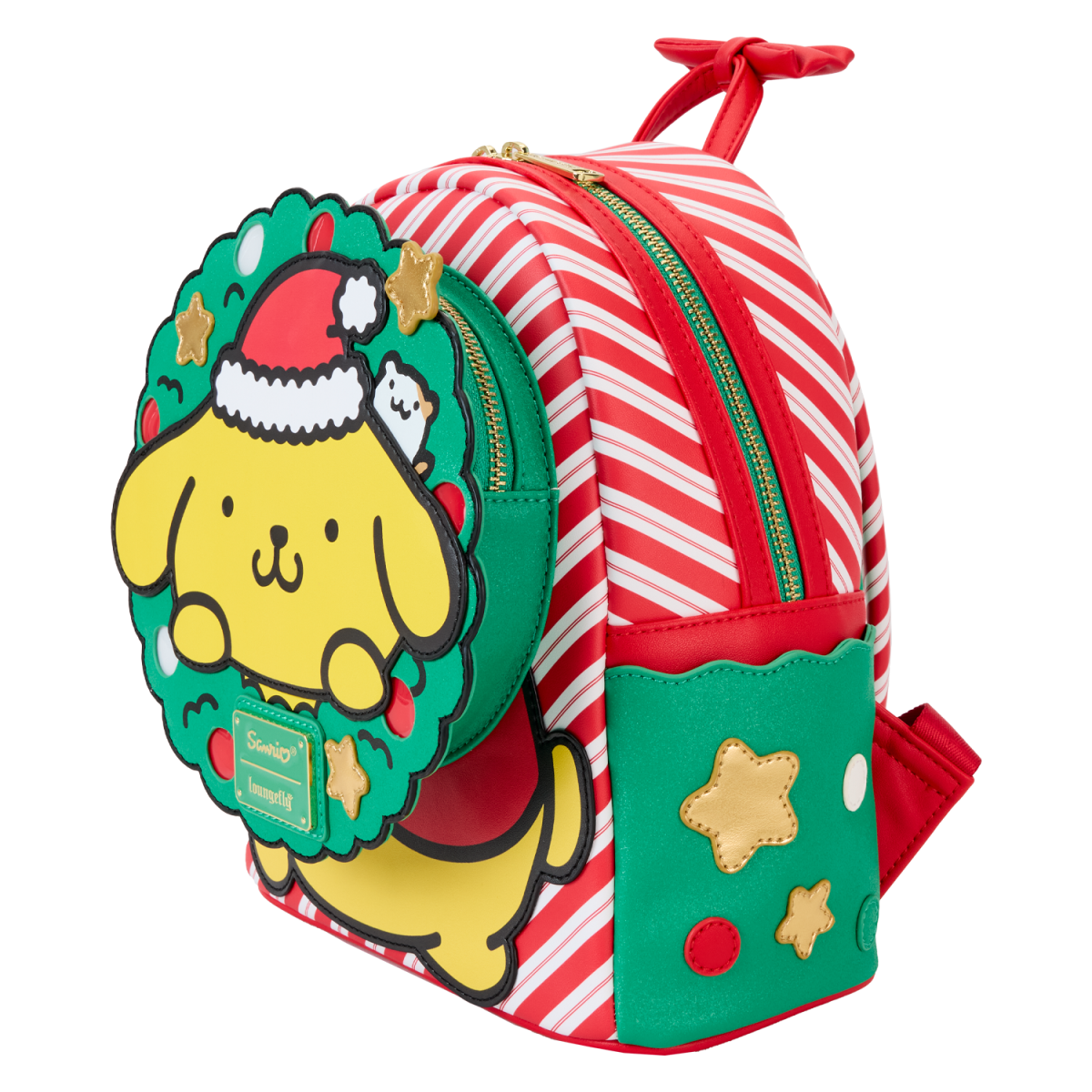 Sanrio Exclusive Pompompurin Santa Hat Light Up Mini Backpack - Figurine Bags Sanrio - vue 5