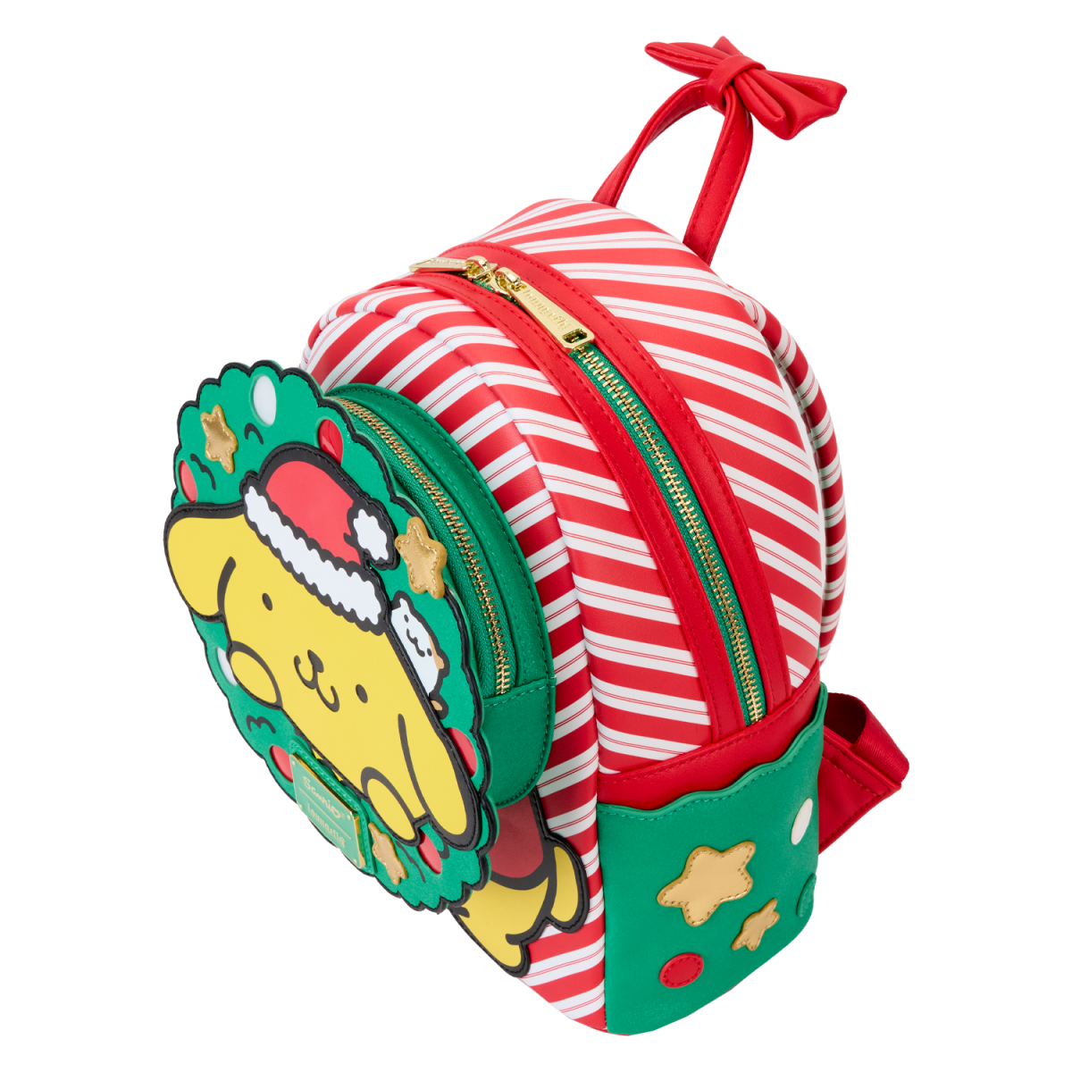 Sanrio Exclusive Pompompurin Santa Hat Light Up Mini Backpack - Figurine Bags Sanrio - vue 6
