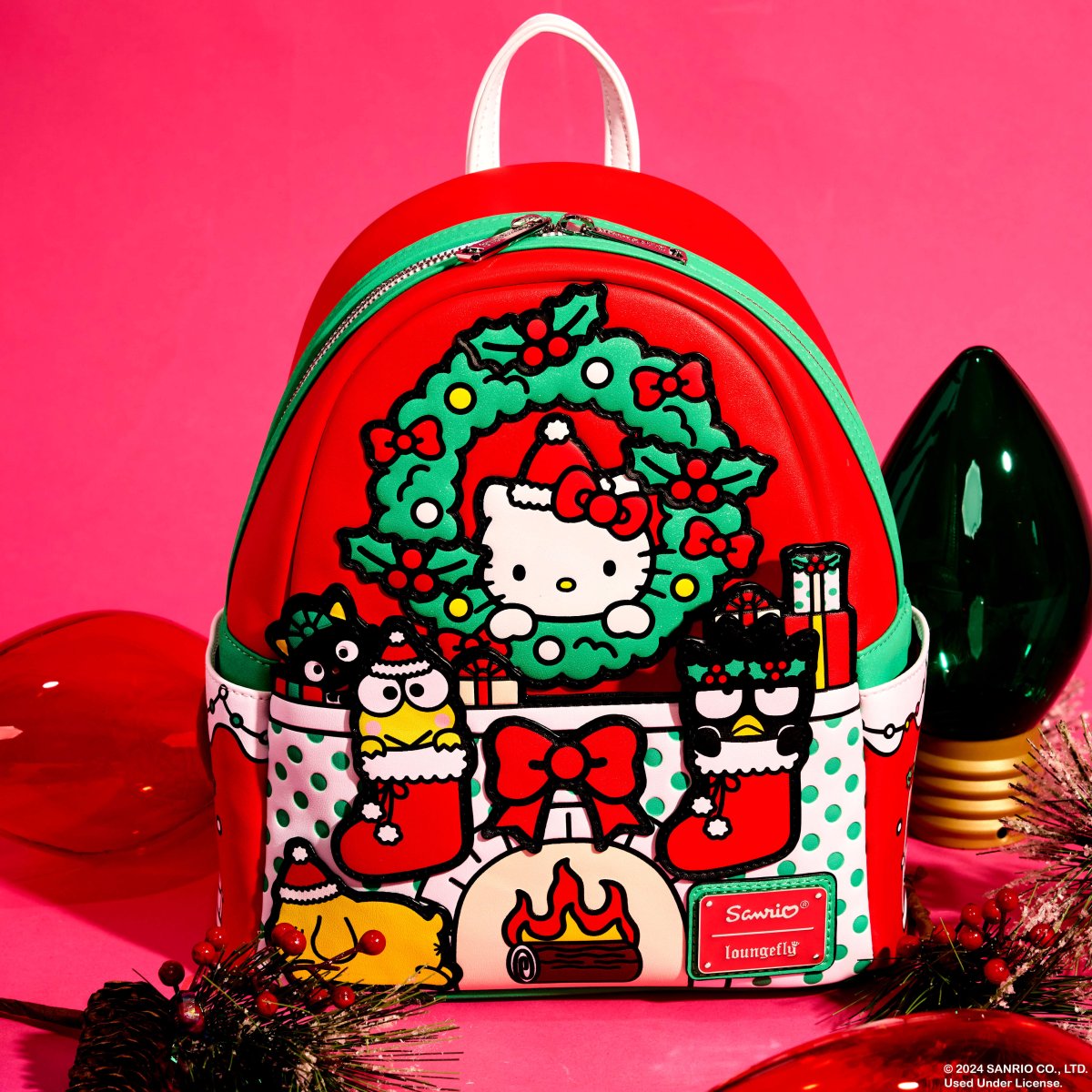 Sanrio Hello Kitty & Friends Holiday Fire Place Mini Backpack - Figurine Bags Sanrio - vue 2