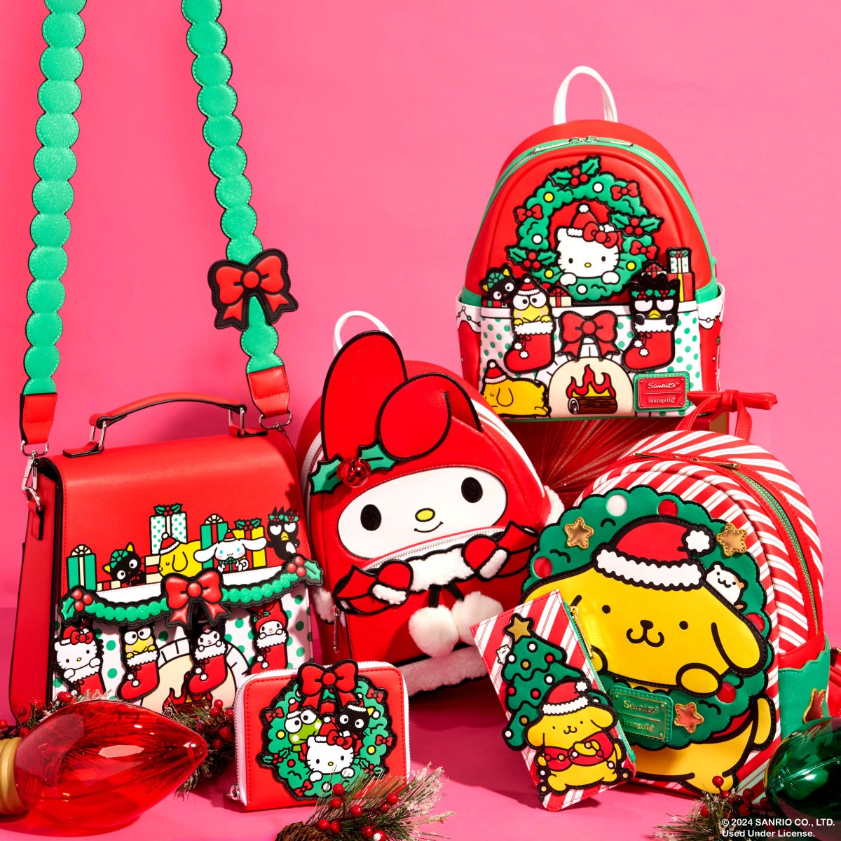 Sanrio Hello Kitty & Friends Holiday Fire Place Mini Backpack - Figurine Bags Sanrio - vue 3