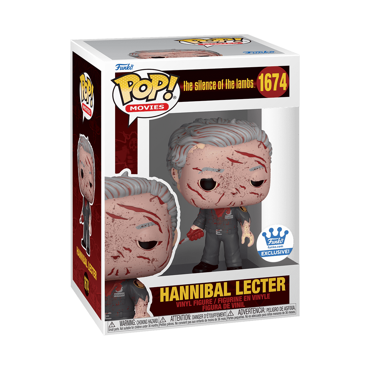 Pop! Hannibal Lecter as Guard (Bloody) - Figurine Pop! The Silence of the Lambs - vue 3